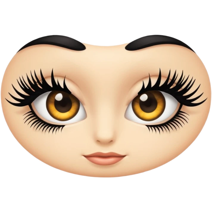 batting eyelashes  emoji