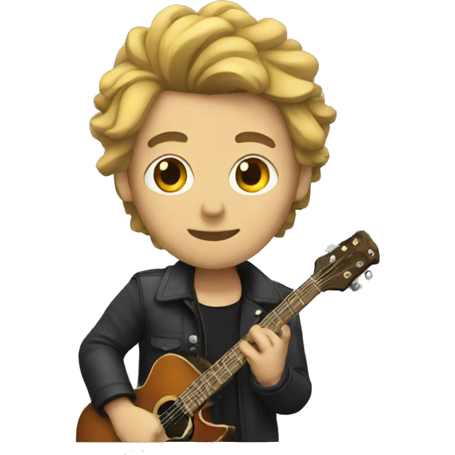 Persona guitarrista  emoji