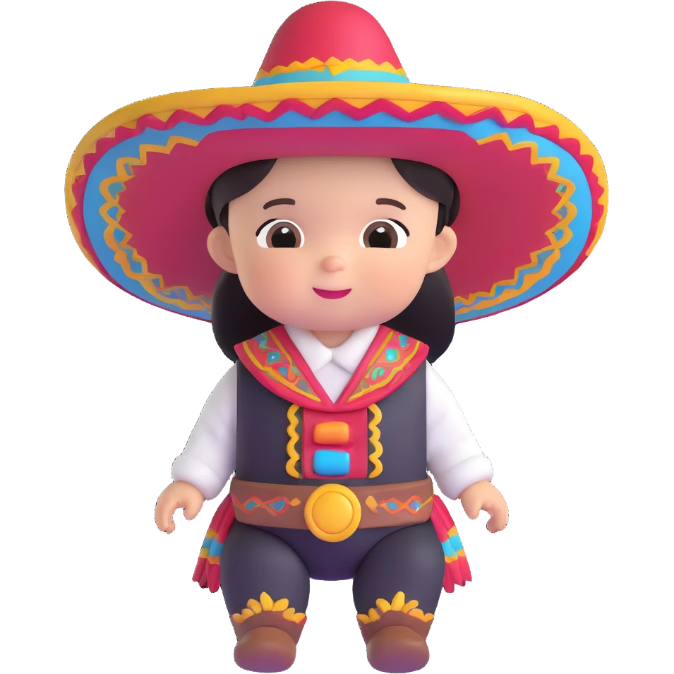 baby with charro hat emoji