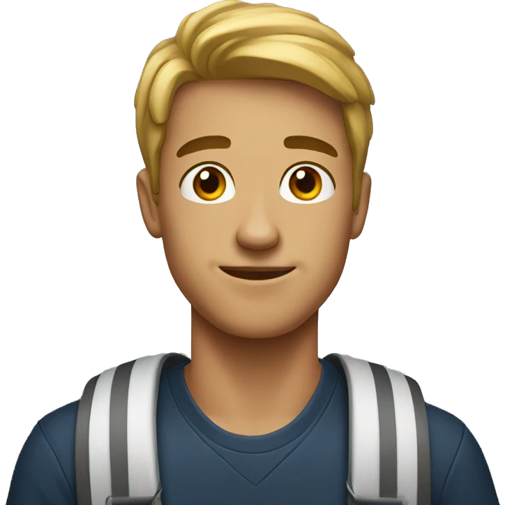 a college boy emoji