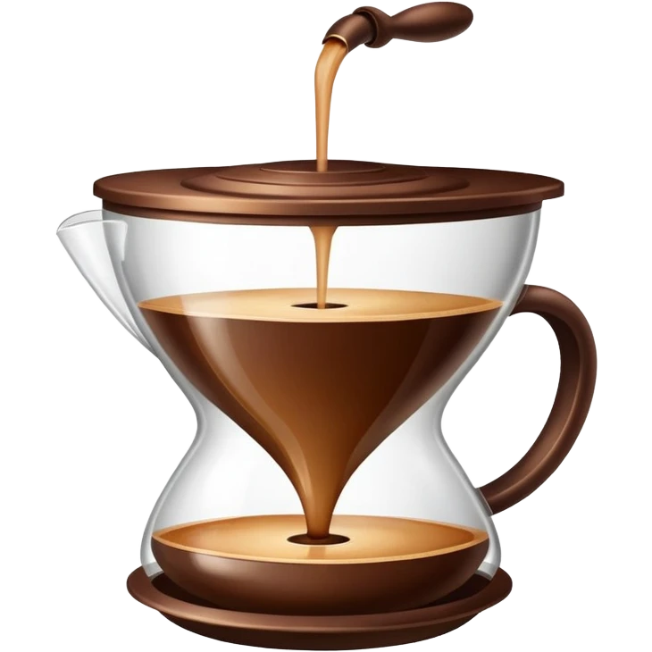 coffee filling in filter
 emoji