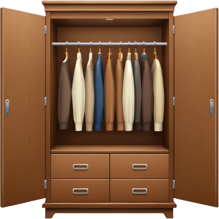 wardrobe modern closed emoji