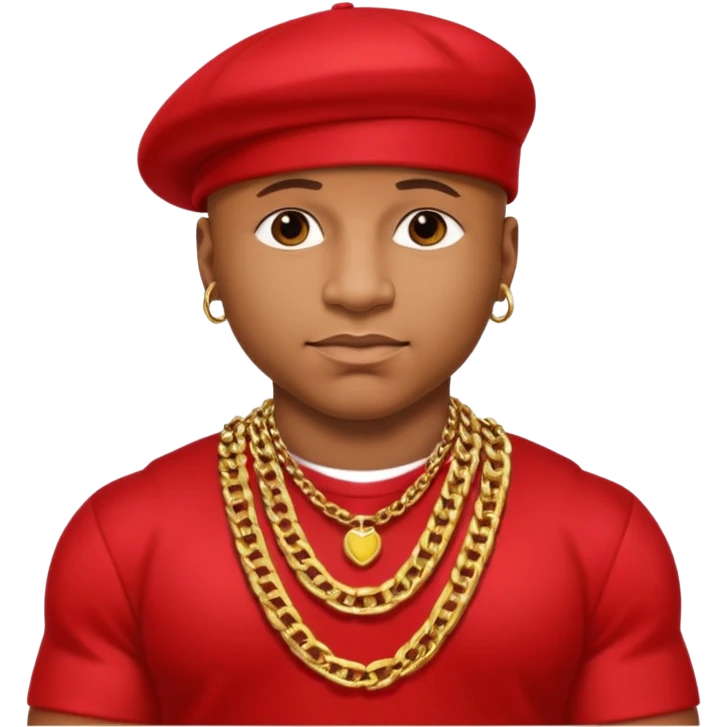 LL Cool J, red outfit emoji