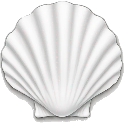 Scallop Shell white emoji