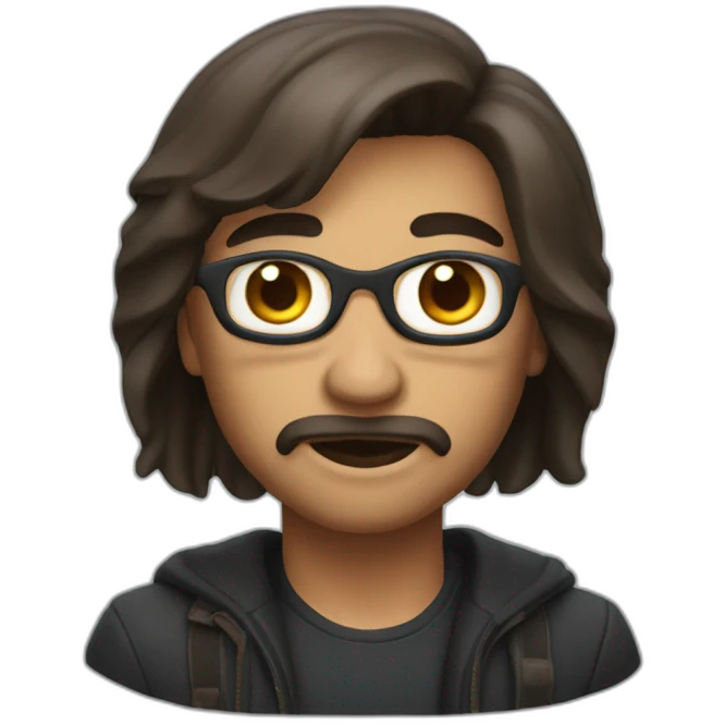 Memoji of A mysterious and strong personality emoji