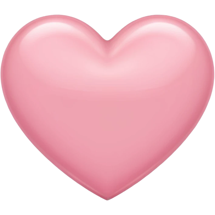 light pink heart  emoji