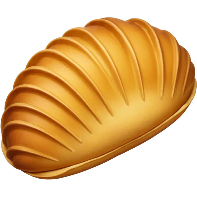 A madeleine pastry emoji