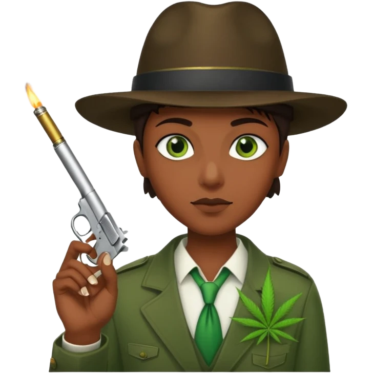 weed n guns emoji