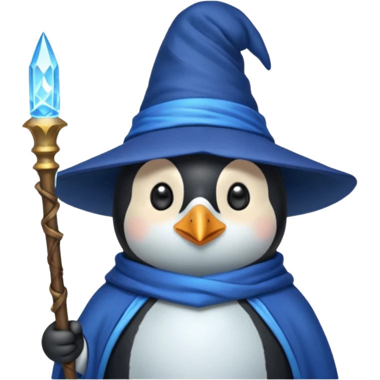 Penguin Wizard emoji