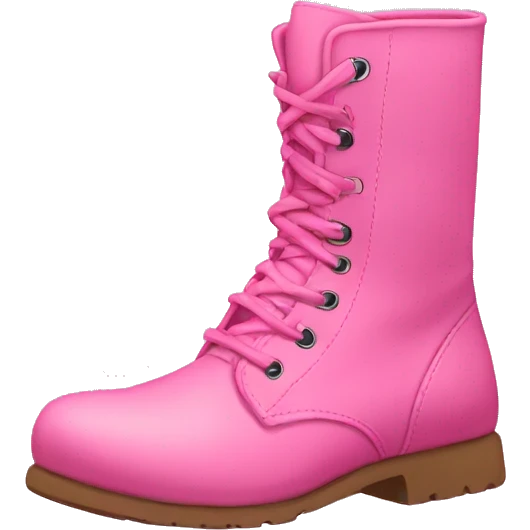 Pink boots emoji