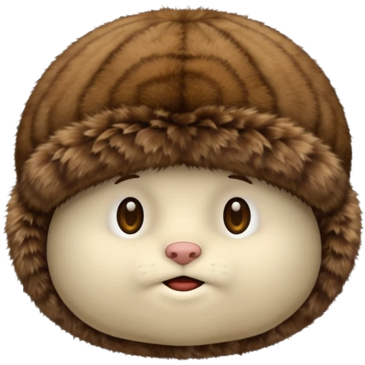 just fur hat no human emoji