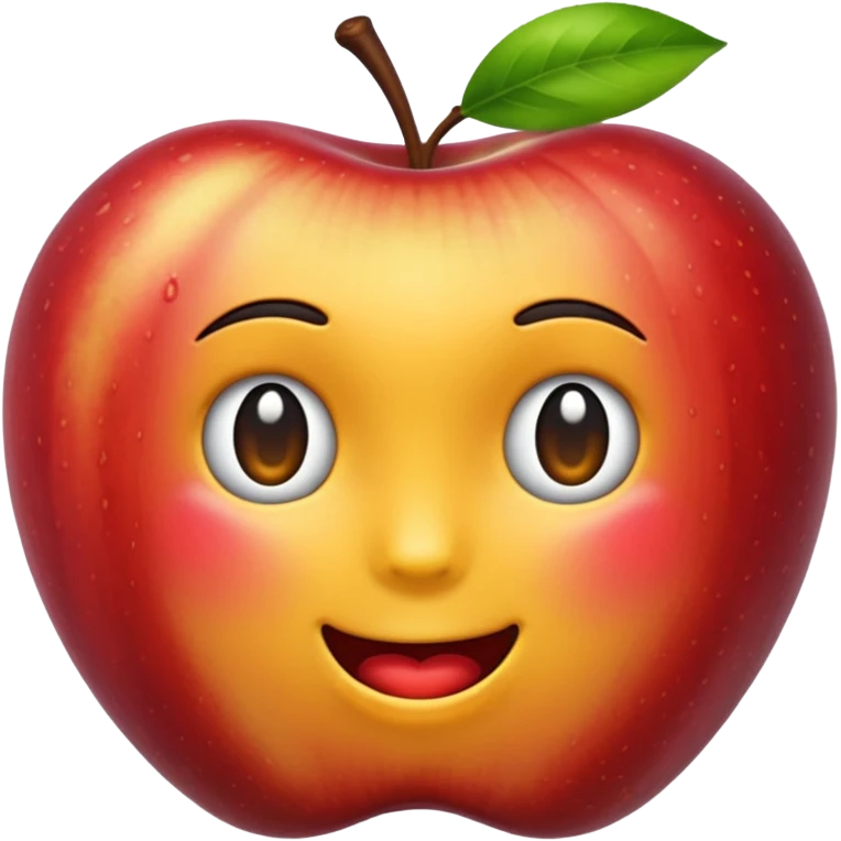 Emoji de manzanita de aiphon color negro  emoji