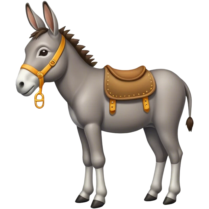 a donkey with five legs emoji