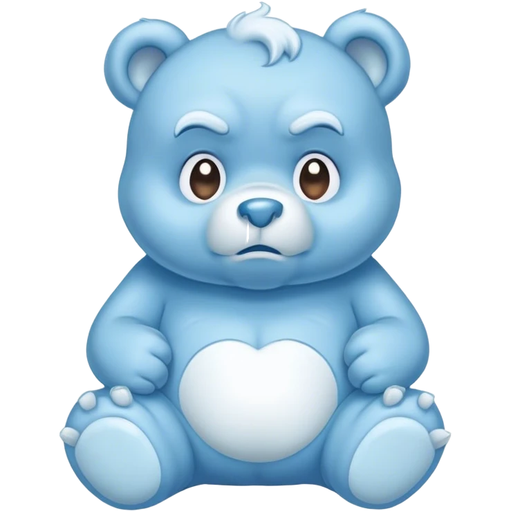 grumpy care bear emoji