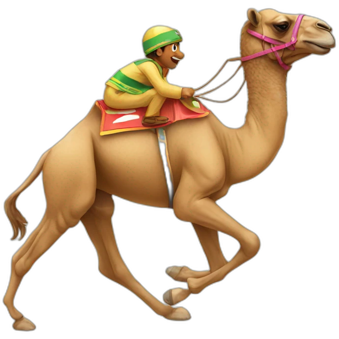 camel racing emoji