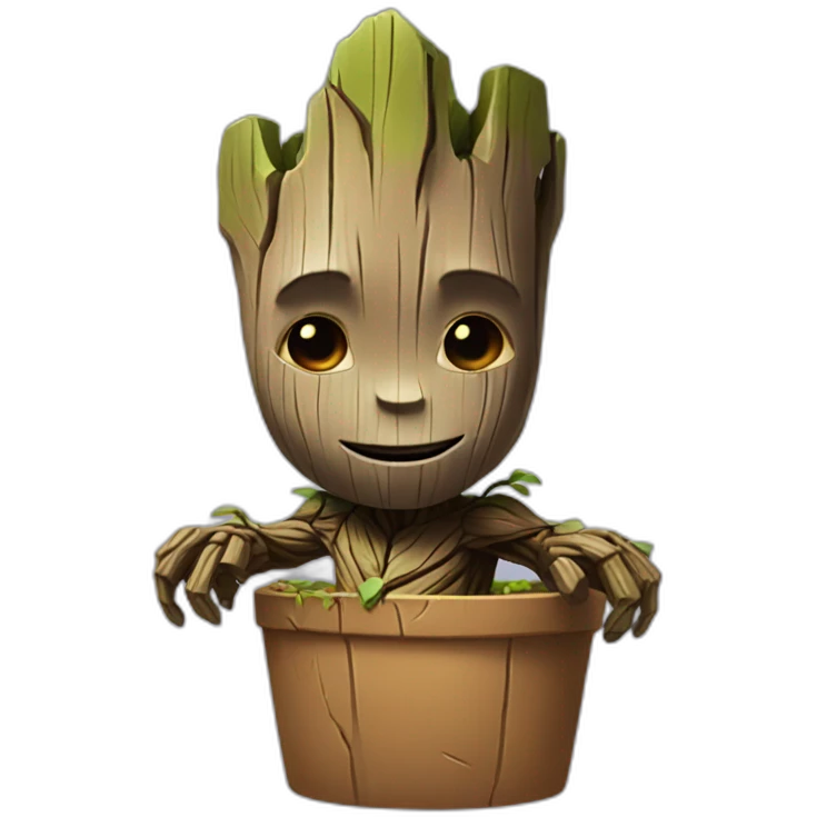 fullbody groot emoji