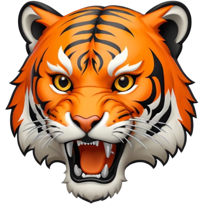 Harrisburg High School Tiger Logo emoji