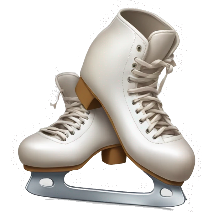 pointe shoes and hockey skates emoji