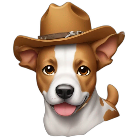 cow boy dog emoji
