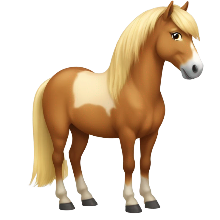 Haflinger horse  emoji