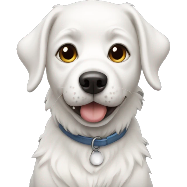 White dog emoji