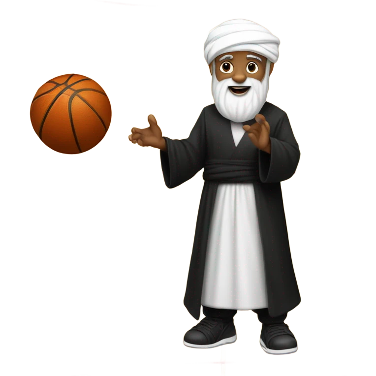 Ayatollah playing basketball emoji