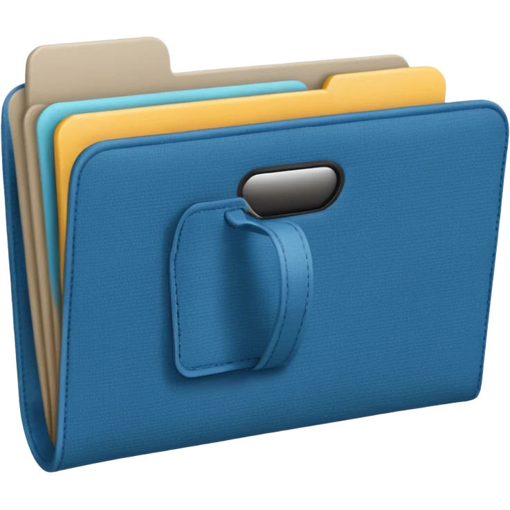 a textile sample folder emoji