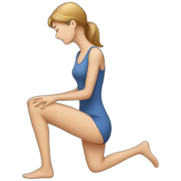 woman leg pain emoji