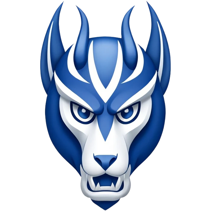 Duke Blue Devils logo D emoji