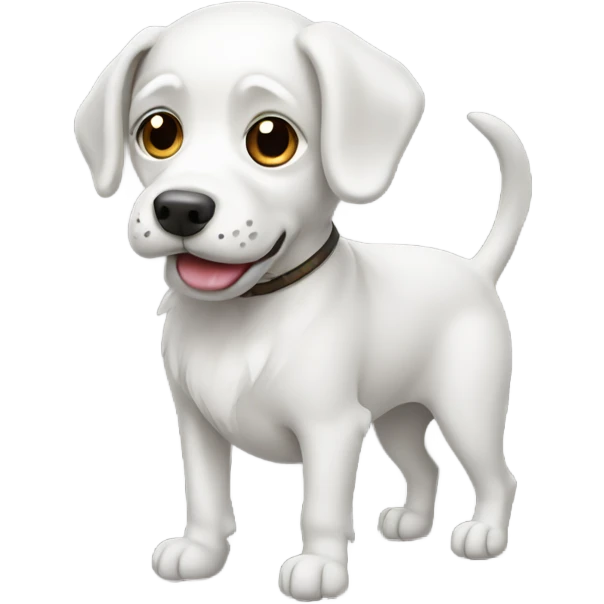 Dog white emoji