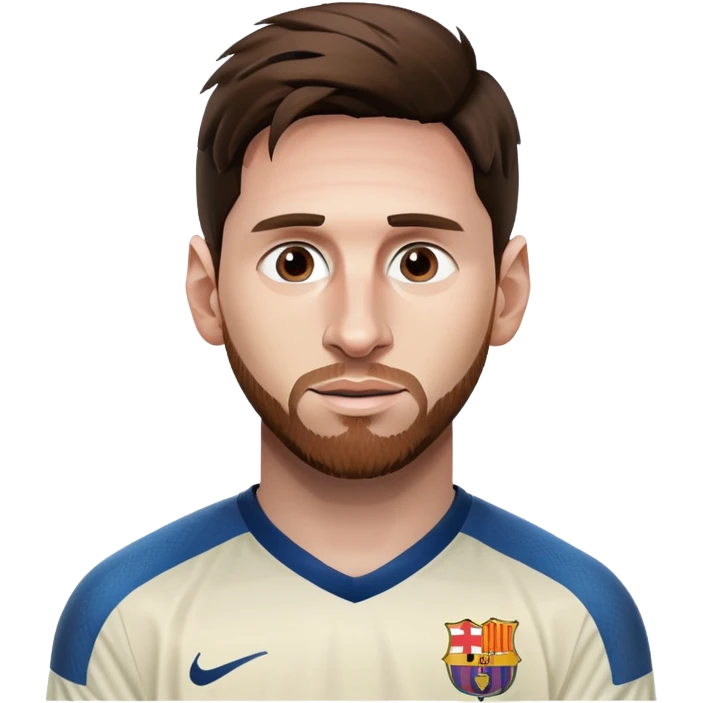 Leo Messi face emoji