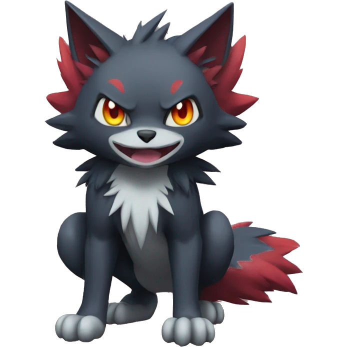 Litten-Zoroark full body emoji
