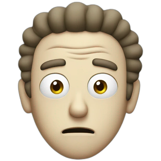 face of rick from rick and morty emoji