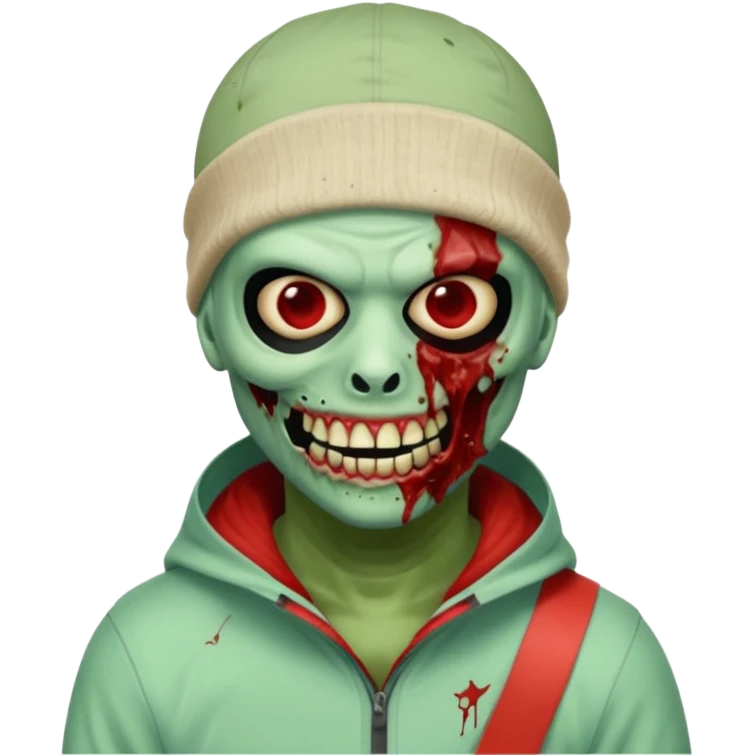 make a, zombie, boy,ski mask pull from nike ou syna emoji