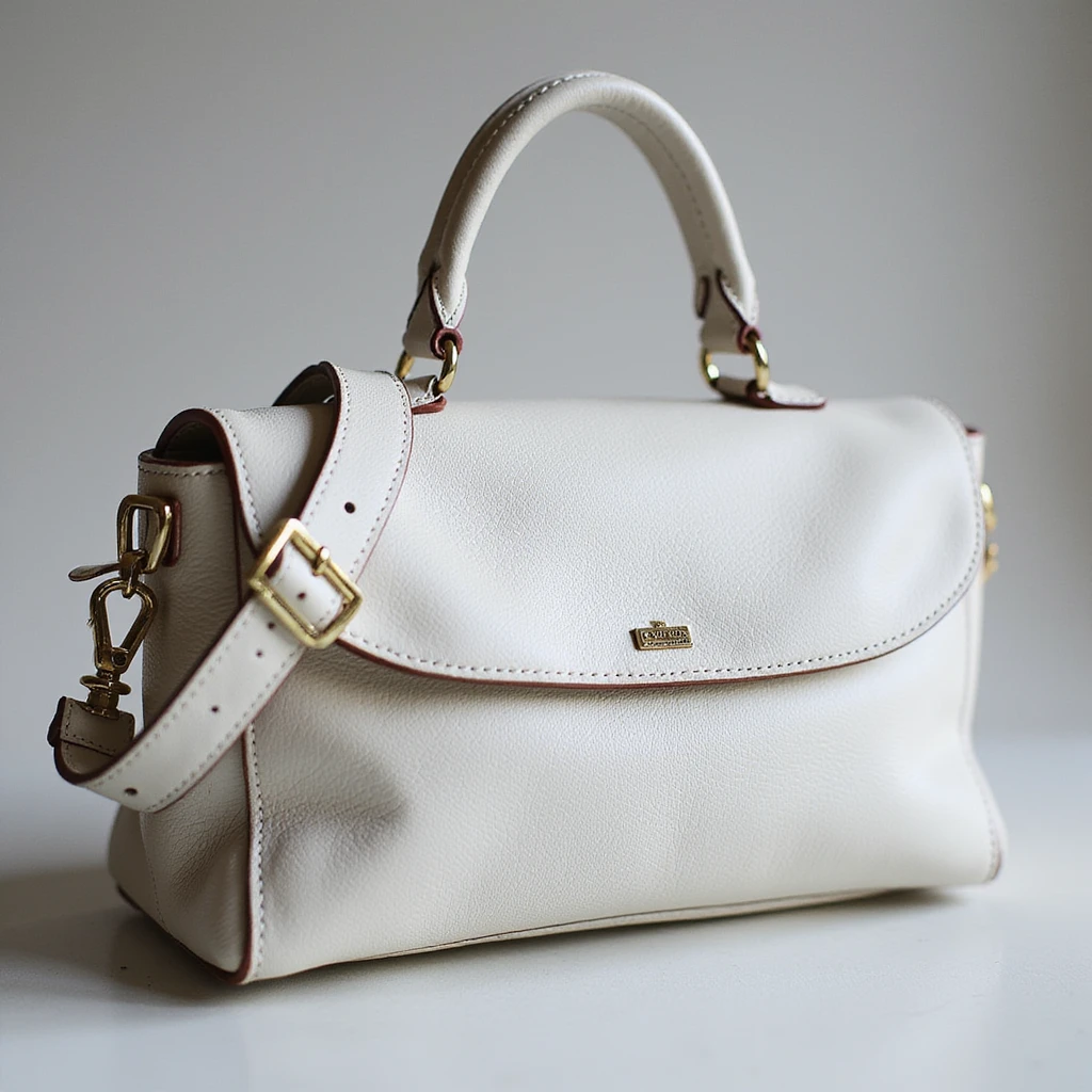 Back white gothic purse without background emoji