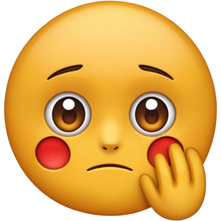 A nude girl stretching her butt open showing a butthole emoji
