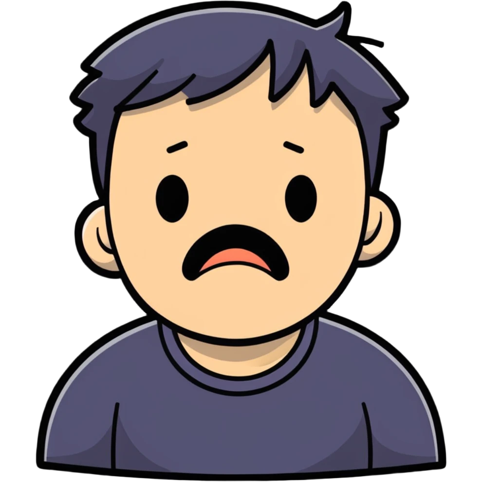 person under stress emoji