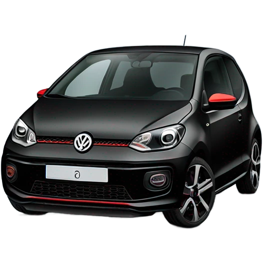 VW up GTI noire emoji