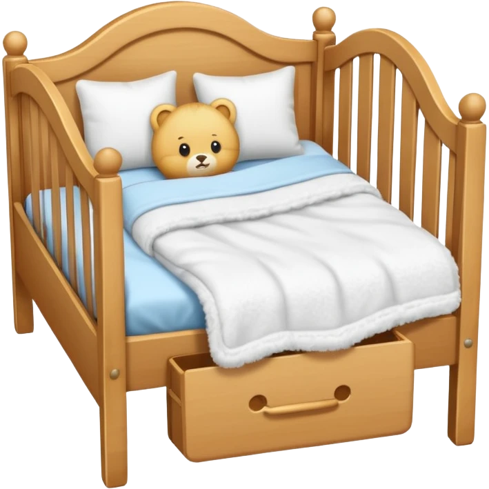 baby bed emoji