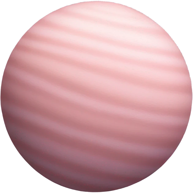Pale pink planet emoji
