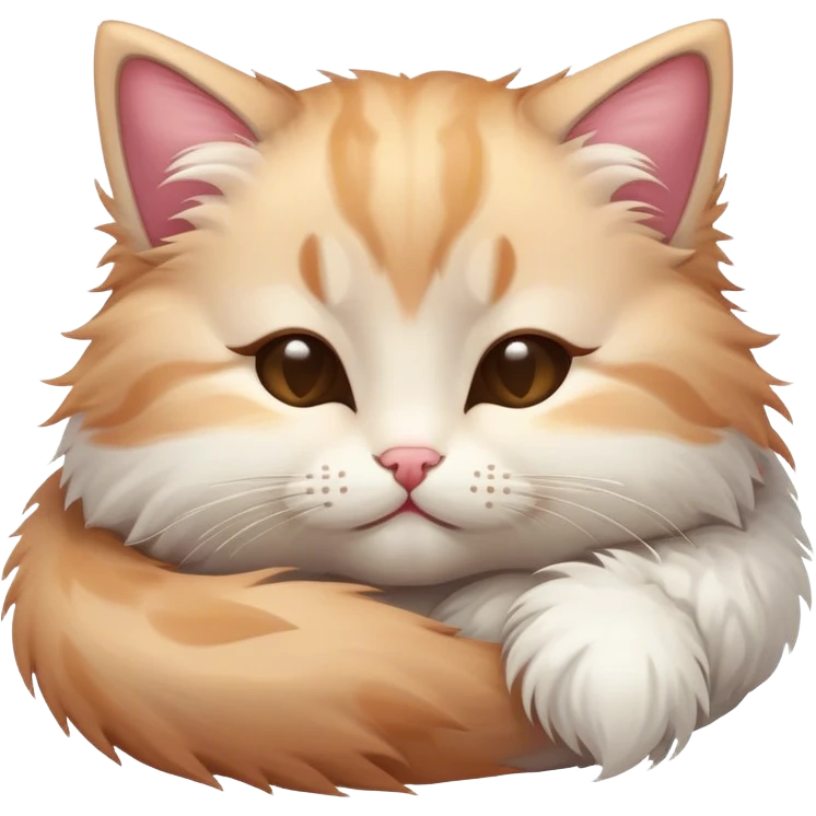 sleepy cozy kitten emoji