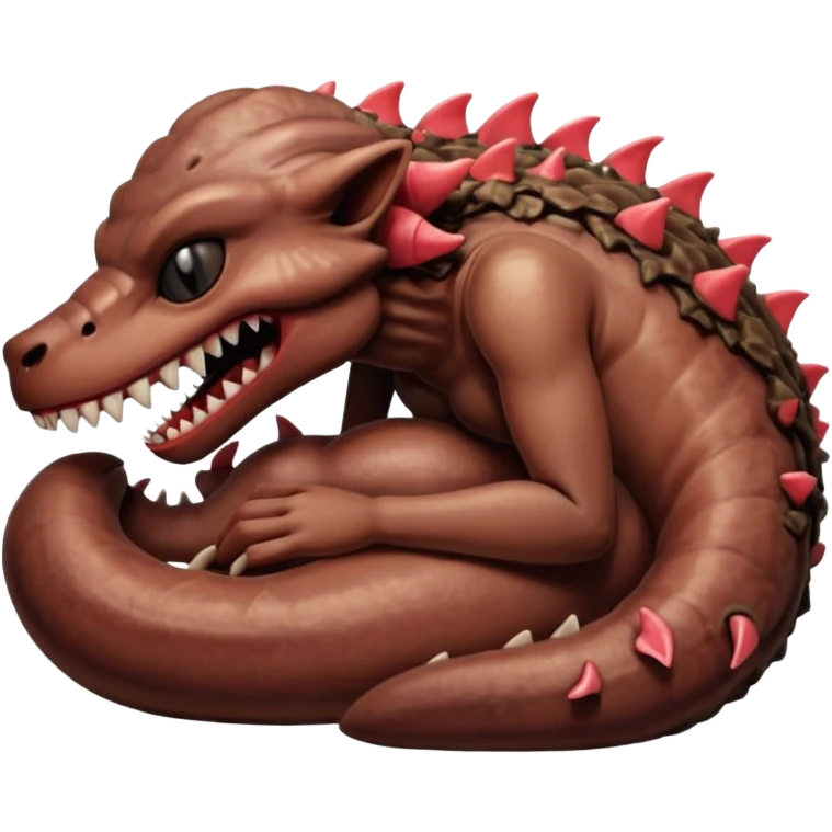 Un demongorgon qui dort emoji