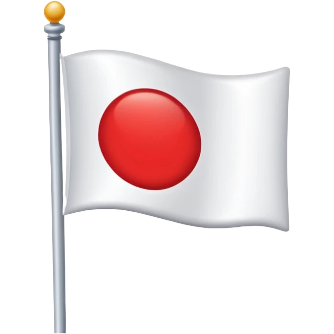 flag white and red circle emoji