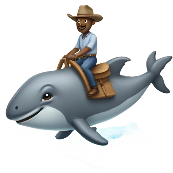 donkey riding whale emoji