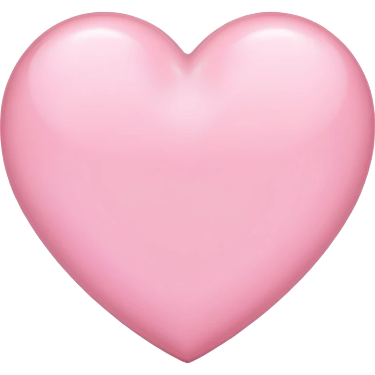 light pink heart emoji