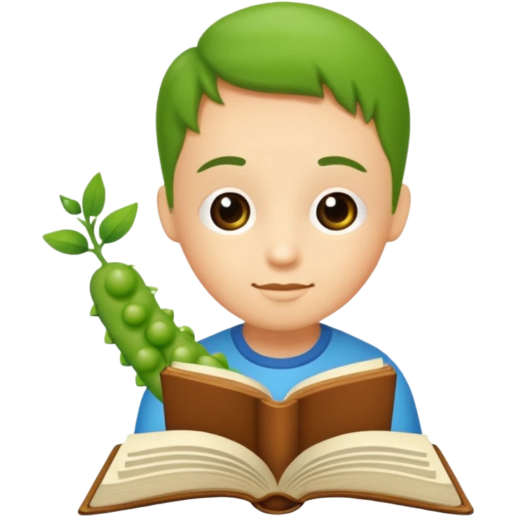 Book a teenie with some peas emoji
