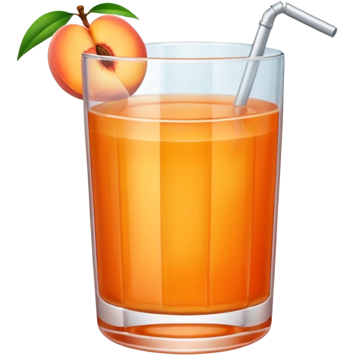 Peach juice emoji