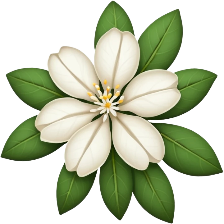 dry indian jasmine flower without leaf in emoji format  emoji