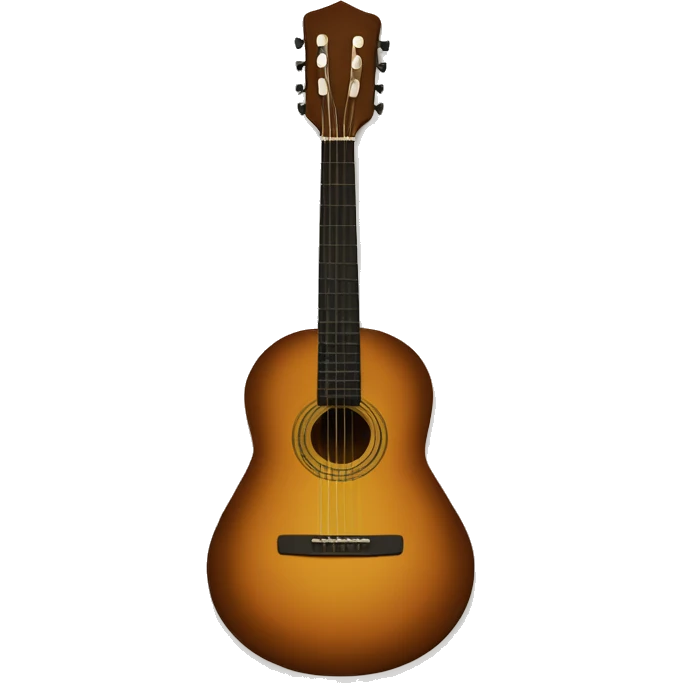 Violão acústico emoji