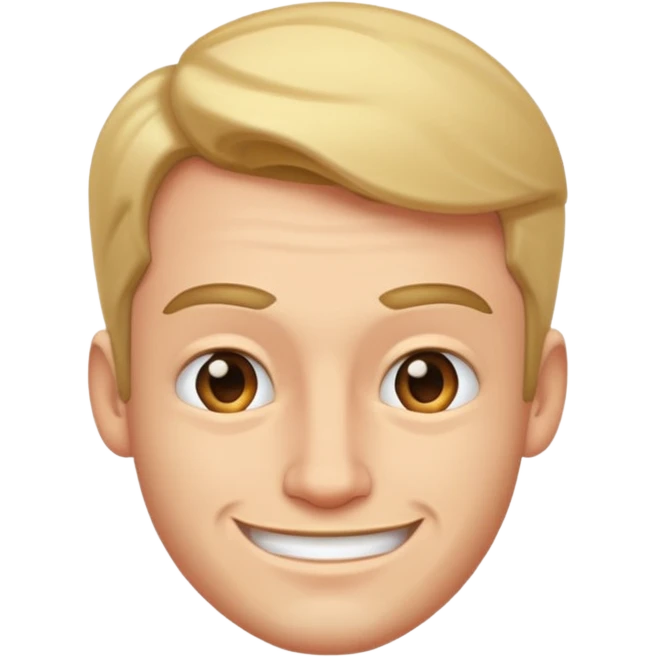 Smug smirking guy emoji
